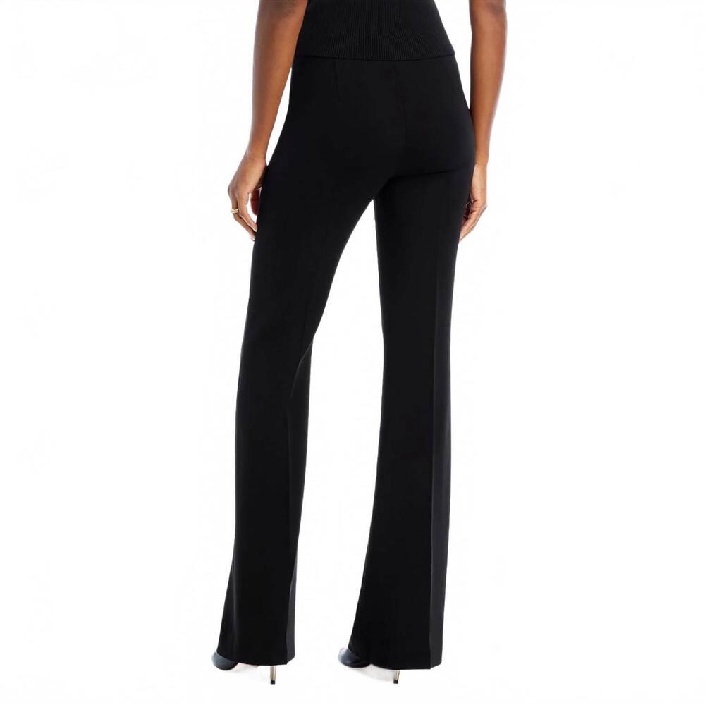 NEW THEORY demitria admiral crepe flared pants in black - Picture 2 of 8